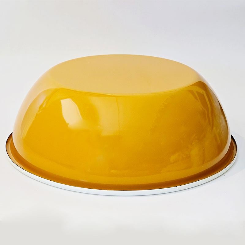 Emaye 32 cm Kase Oksit Sarı