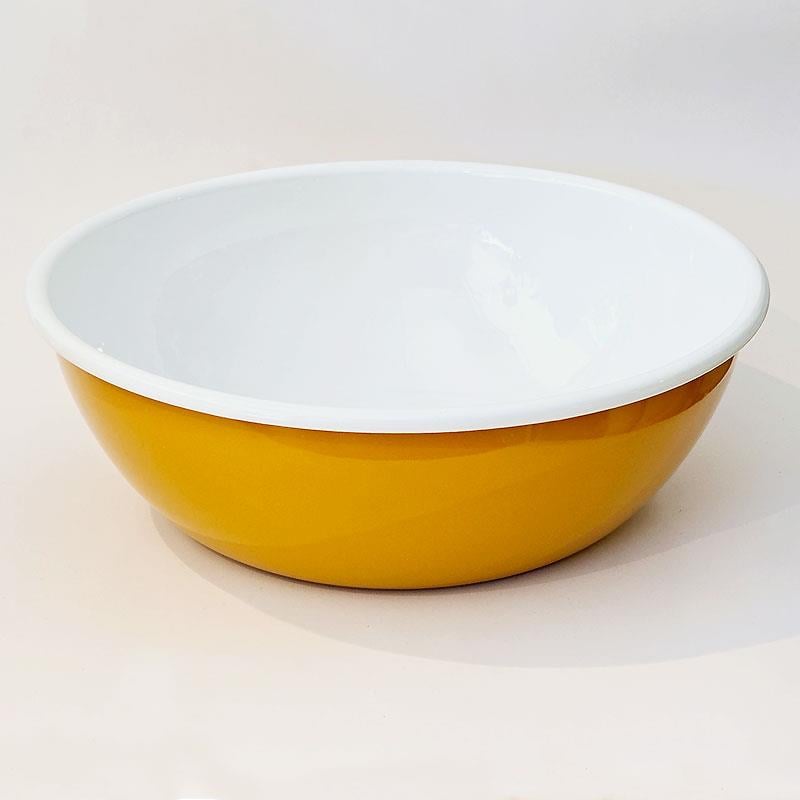 Emaye 32 cm Kase Oksit Sarı