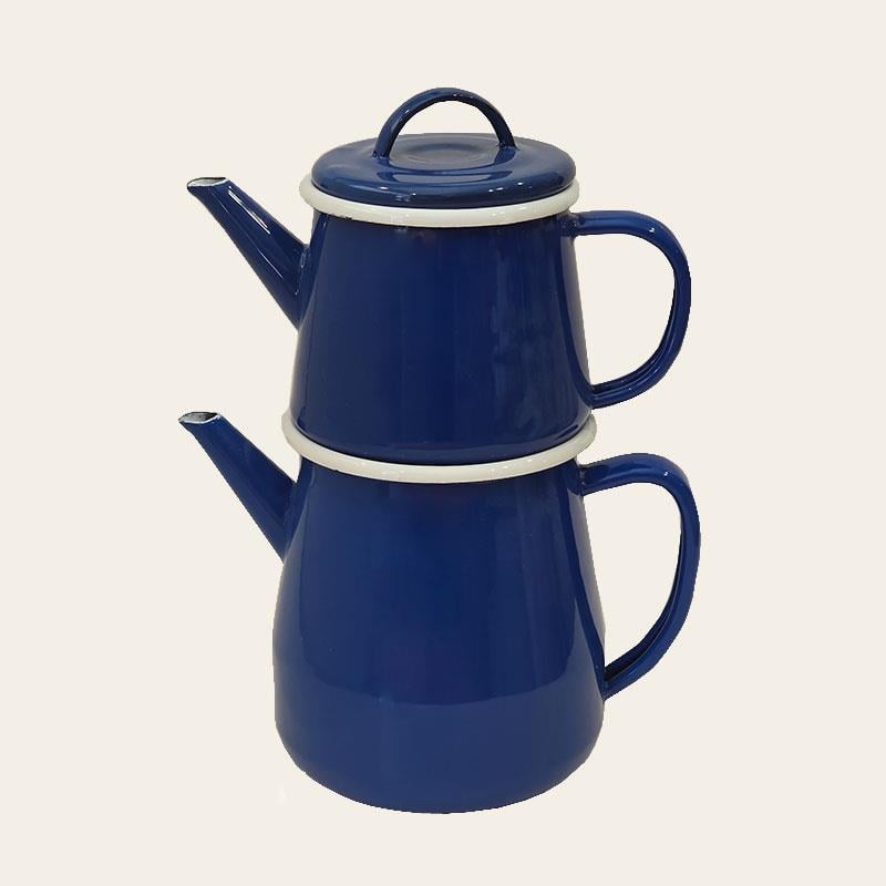 Emaye Çaydanlık Mavi