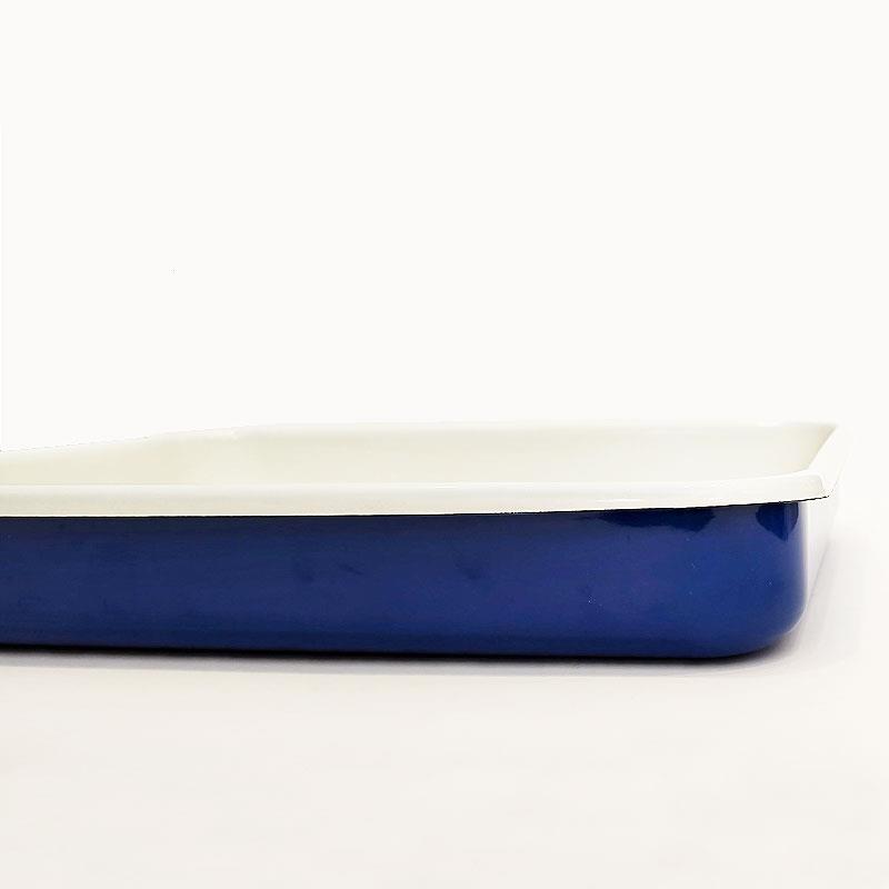 Emaye Dikdörtgen Fırın Tepsisi Kobalt 25x35x5 cm