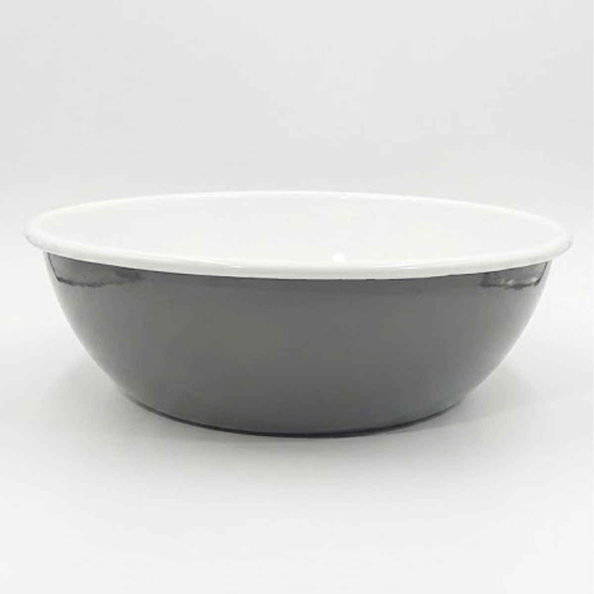 Emaye Hamur Yoğurma Kasesi 32 cm Gri