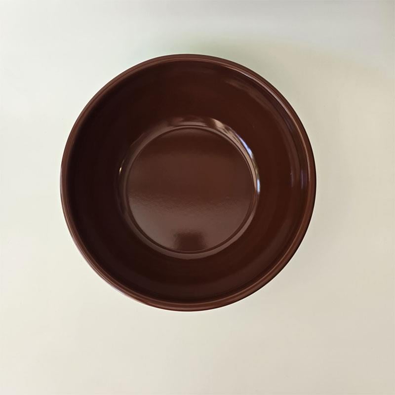 Emaye 32cm Kase Nil Yeşil Kahve