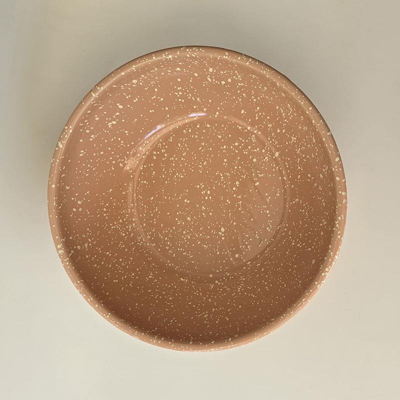 Emaye Kase Serpme Desen Pudra 32 cm