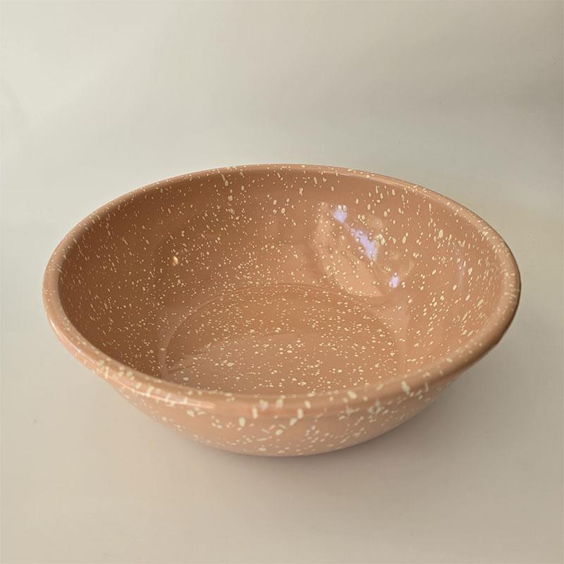 Emaye Kase Serpme Desen Pudra 32 cm