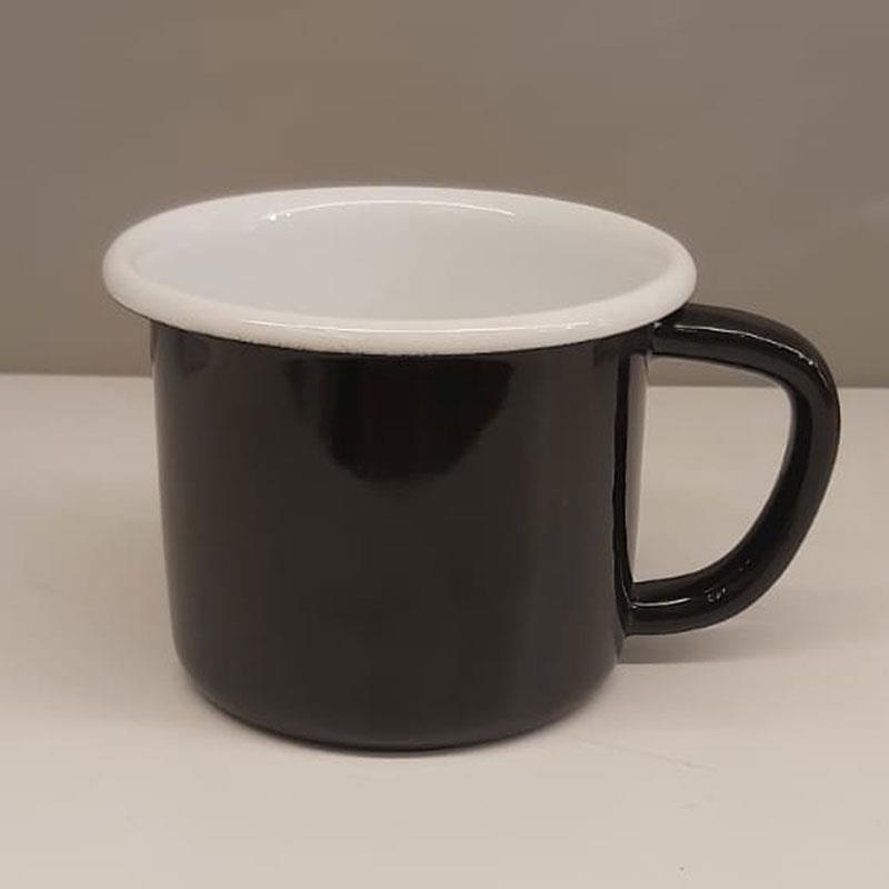 Emayra Emaye Kupa 350 ml | Siyah