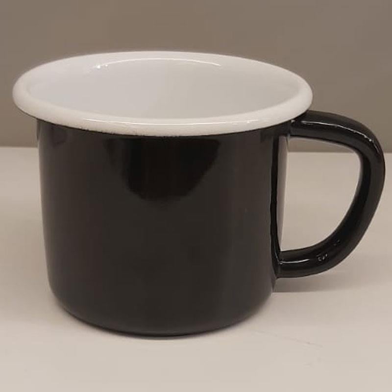 Emayra Emaye Kupa 350 ml | Siyah