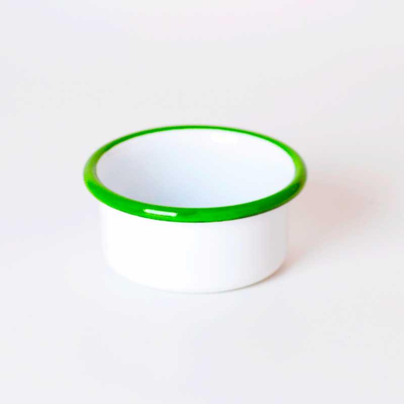 Emaye Reçellik Sosluk Beyaz Çimen Yeşili