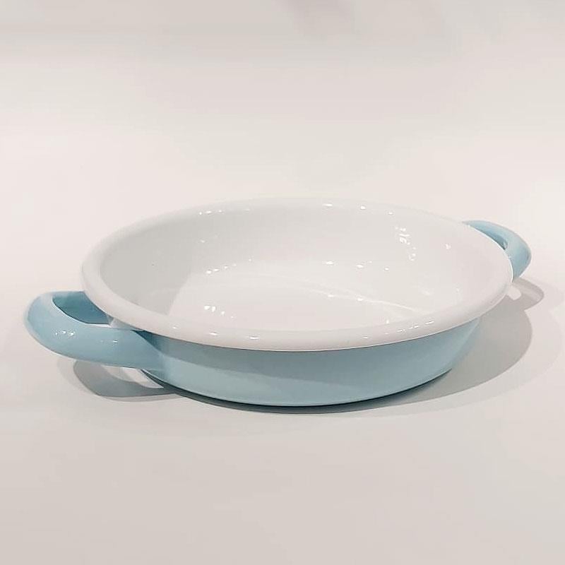 Emaye Sahan 19 cm Nil Mavi