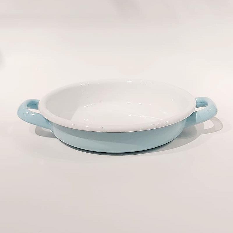 Emaye Sahan 19 cm Nil Mavi