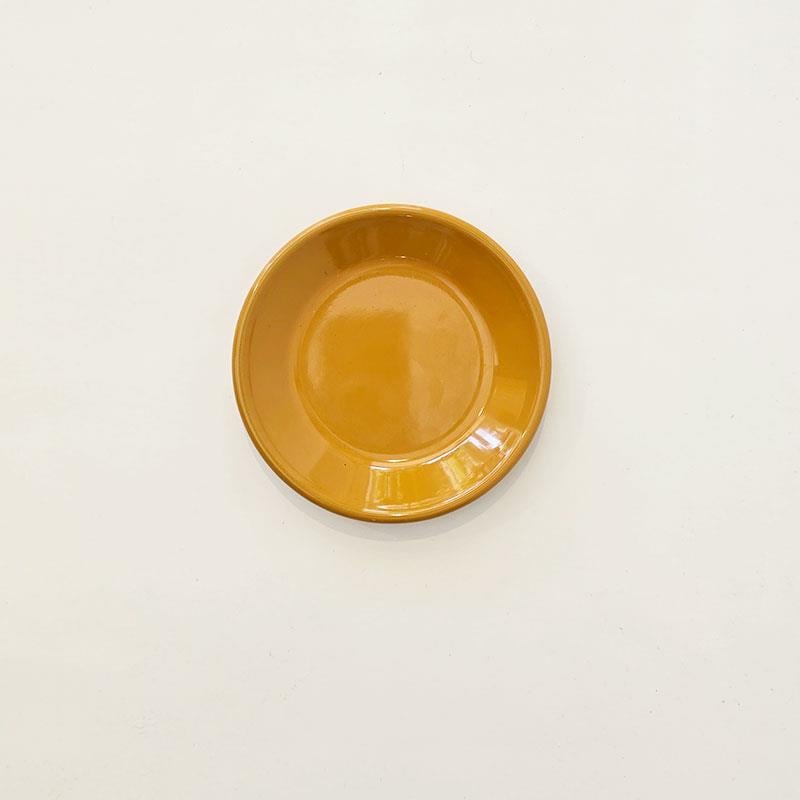Emaye Tabak 12 cm Altın Sarı