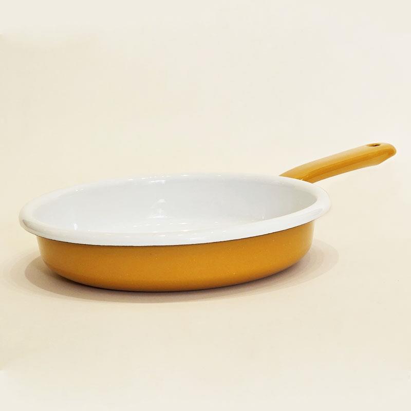 Emaye Tava 20 cm Altın Sarı