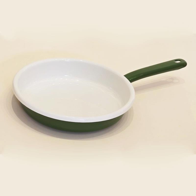 Emaye Tava 20 cm Yeşil