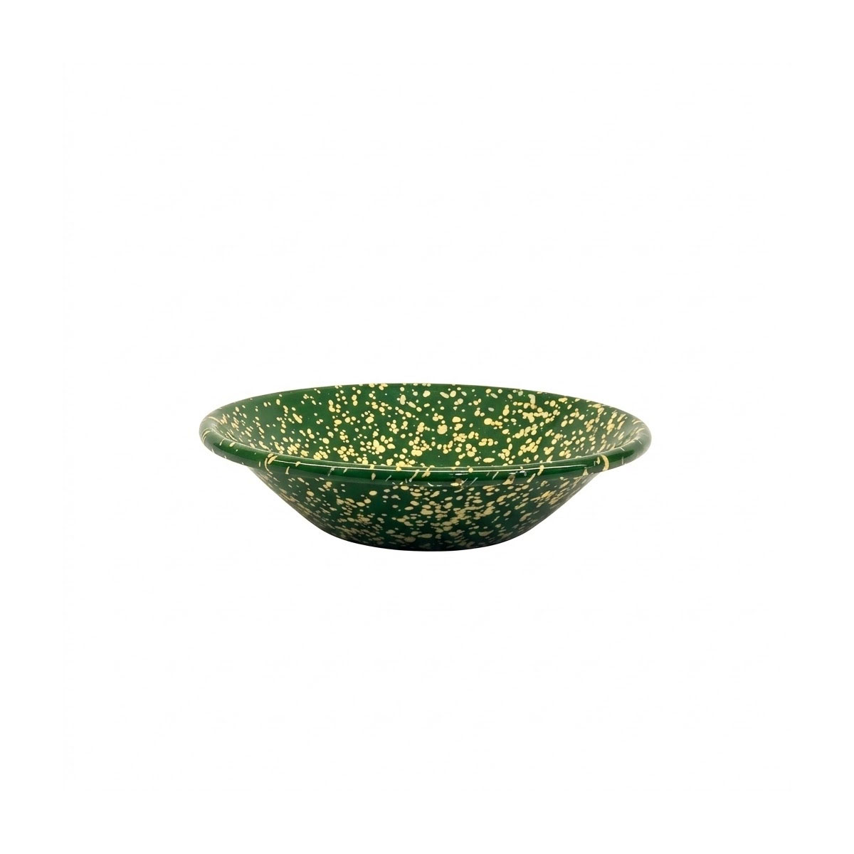 Emayra Emaye Kase 17 cm Serpme Desen | Yeşil