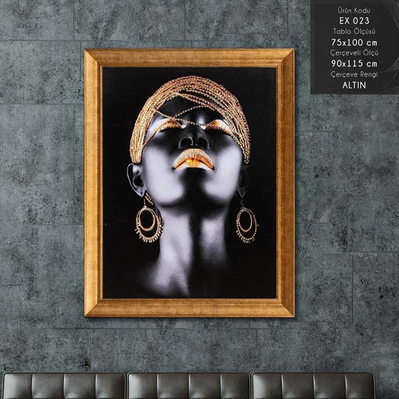 EX 023 Çerçeveli Tablo - Kare Home