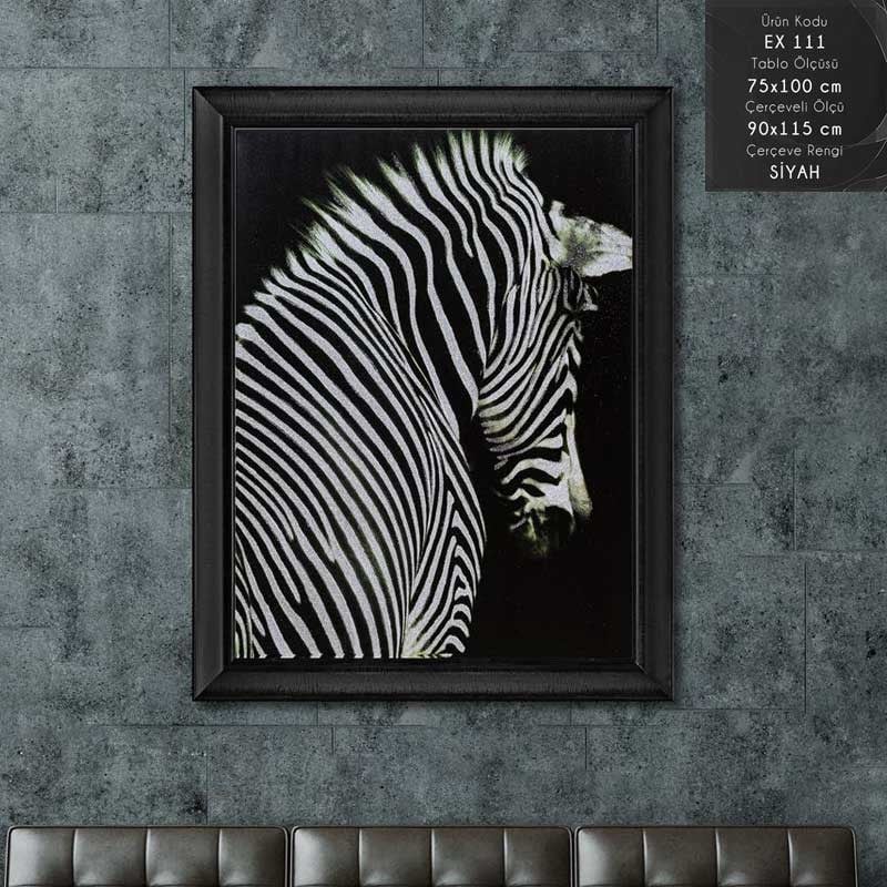 EX 111 Çerçeveli Tablo - Kare Home