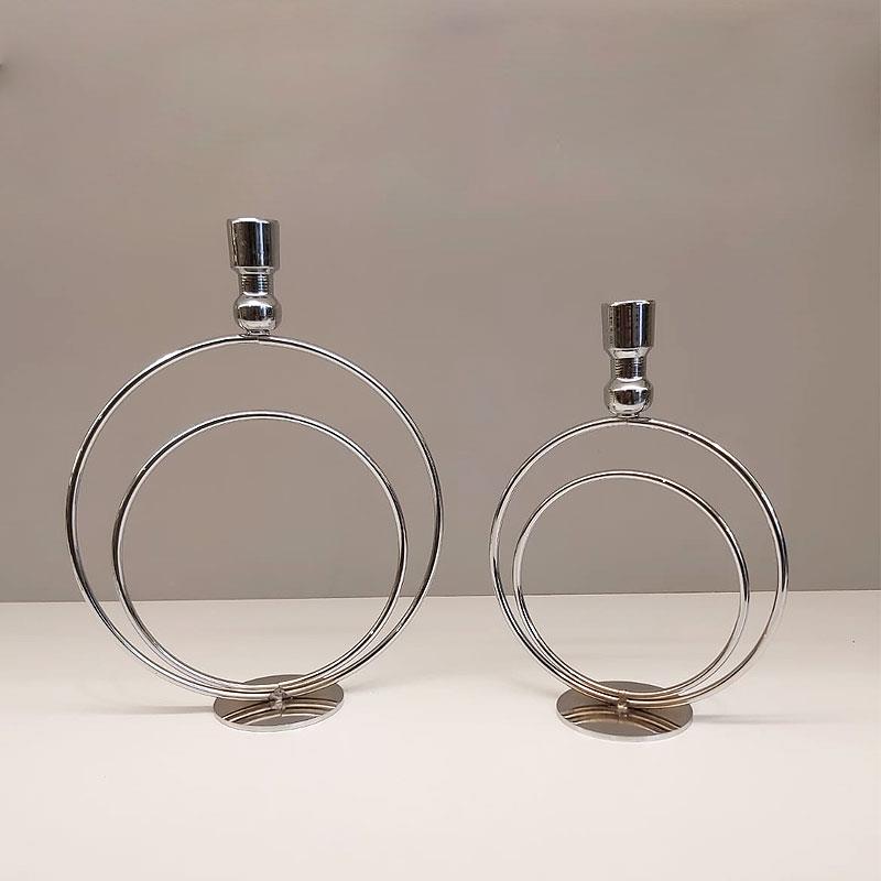 Hera 2'li Halka Mumluk Krom - Hera