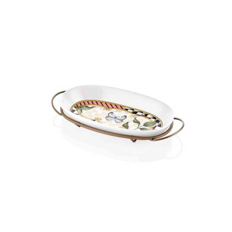 Jardin Ferforje Oval Servis Derin 26 cm