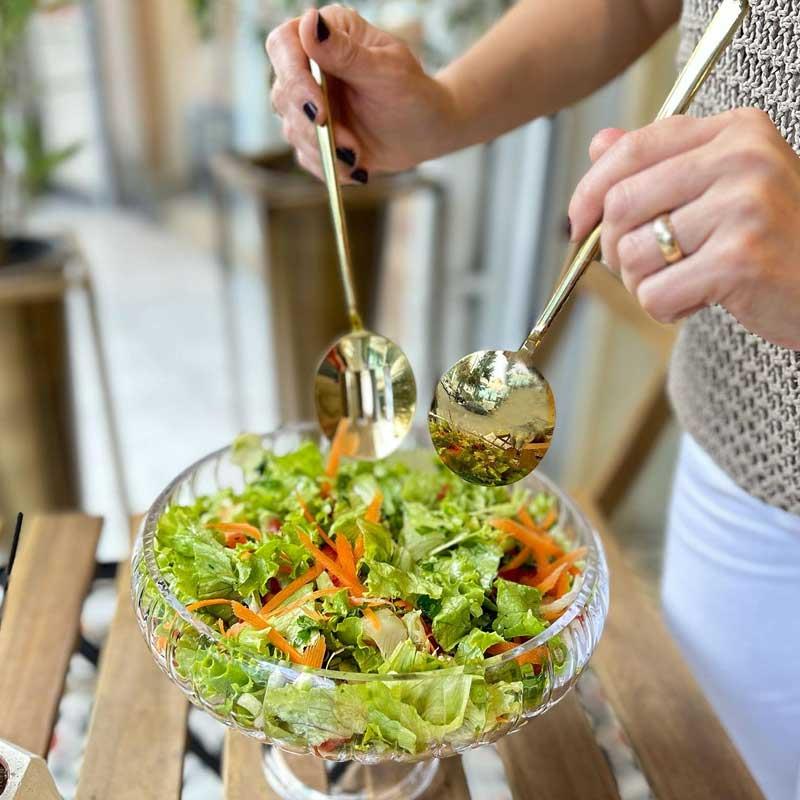 Jesse 5 Parça Servis Seti Altın