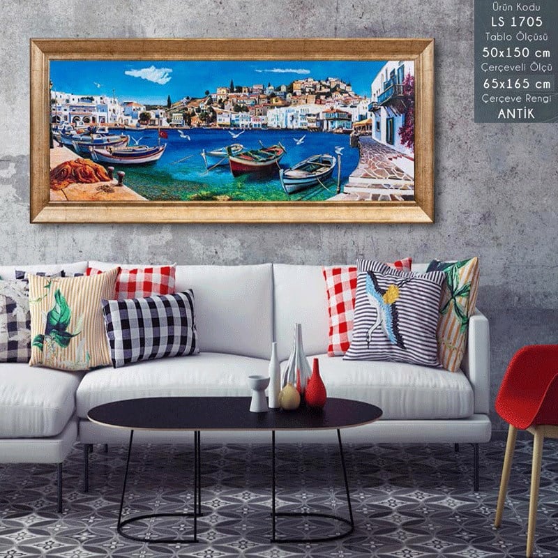 LS 1705 Çerçeveli Tablo - Kare Home