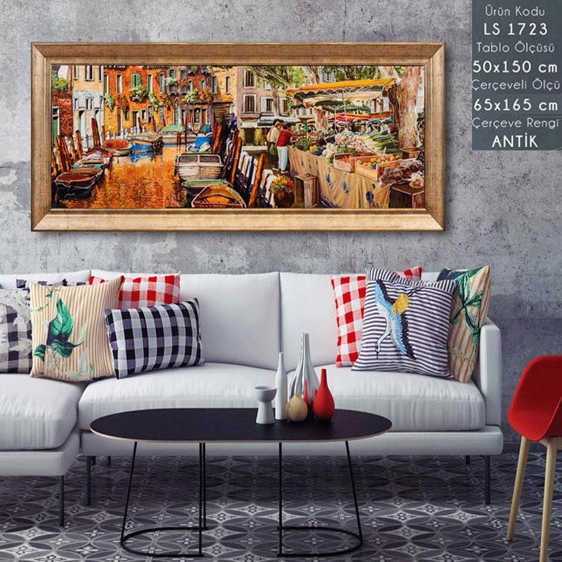 LS 1723 Çerçeveli Tablo - Kare Home