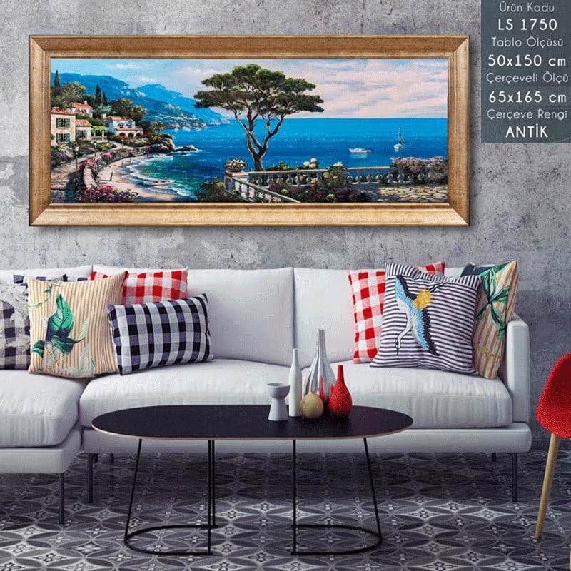 LS 1750 Çerçeveli Tablo - Kare Home