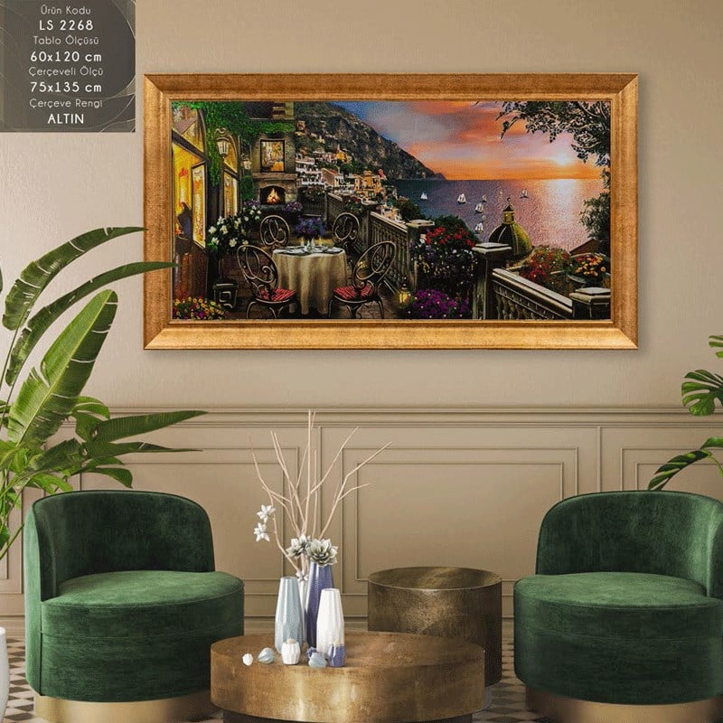 LS 2268 Çerçeveli Tablo - Kare Home