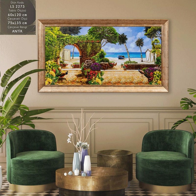 LS 2273 Çerçeveli Tablo - Kare Home