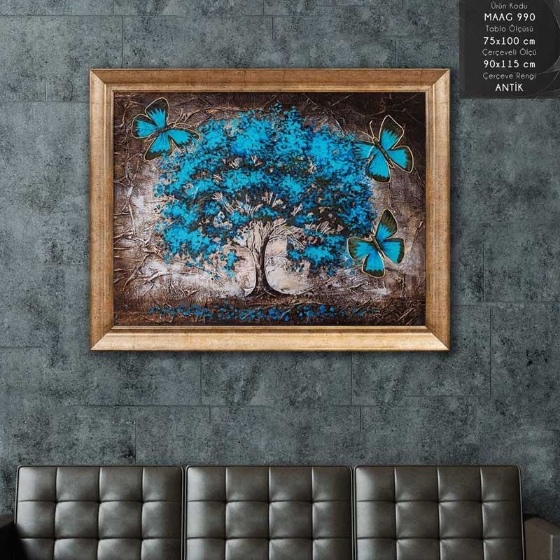 MAAG 990 Çerçeveli Tablo - Kare Home