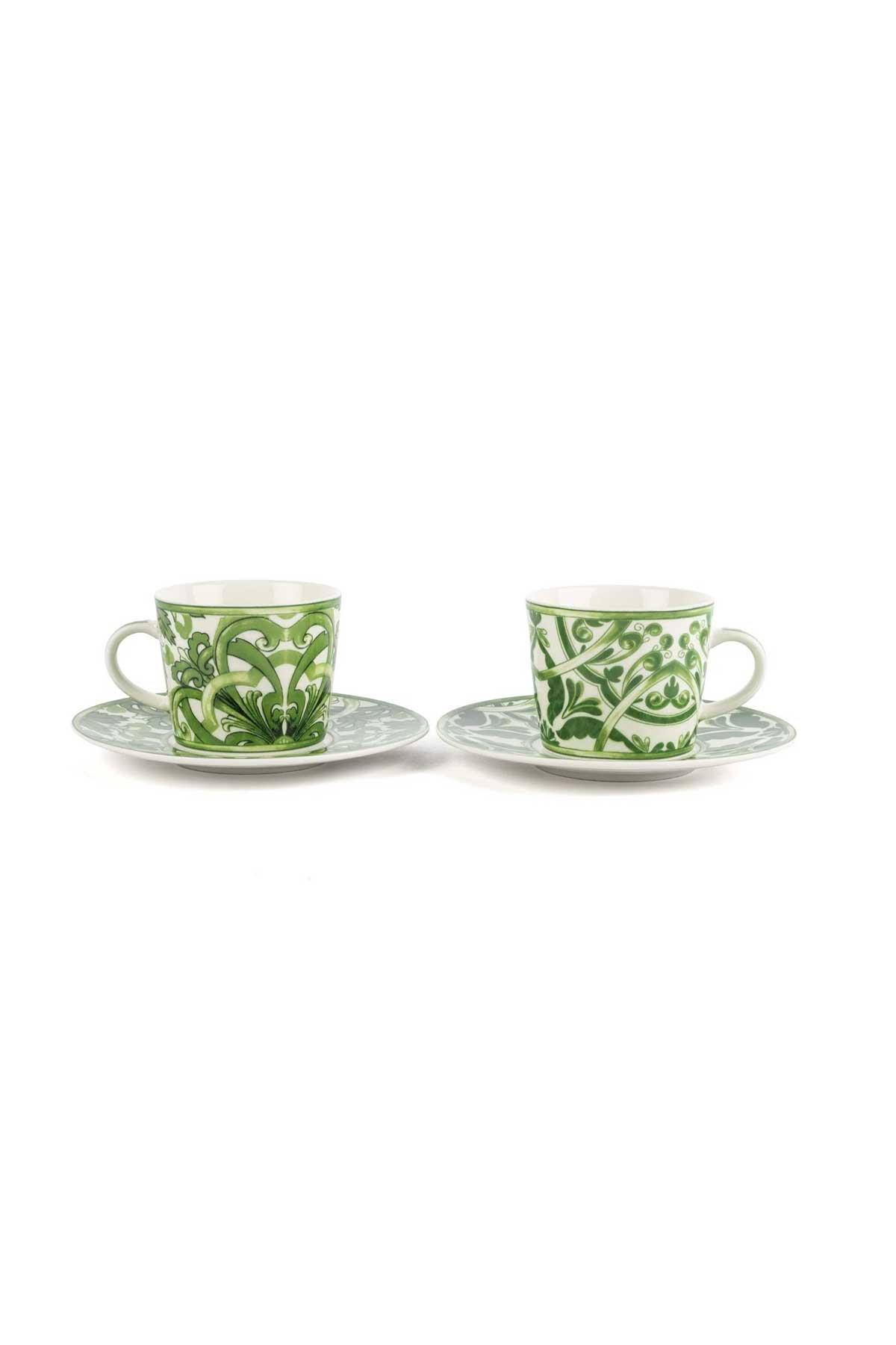 Mikasa Moor Emerald Garden 2li Kahve Fincanı Seti 90 cc