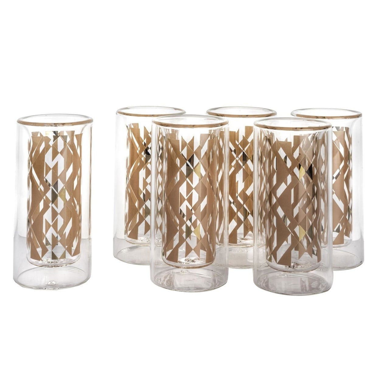 En şık gold desenli 6'lı cam likör bardağı seti hangisidir? Mikasa Moor 70 ml kadeh modelleri.