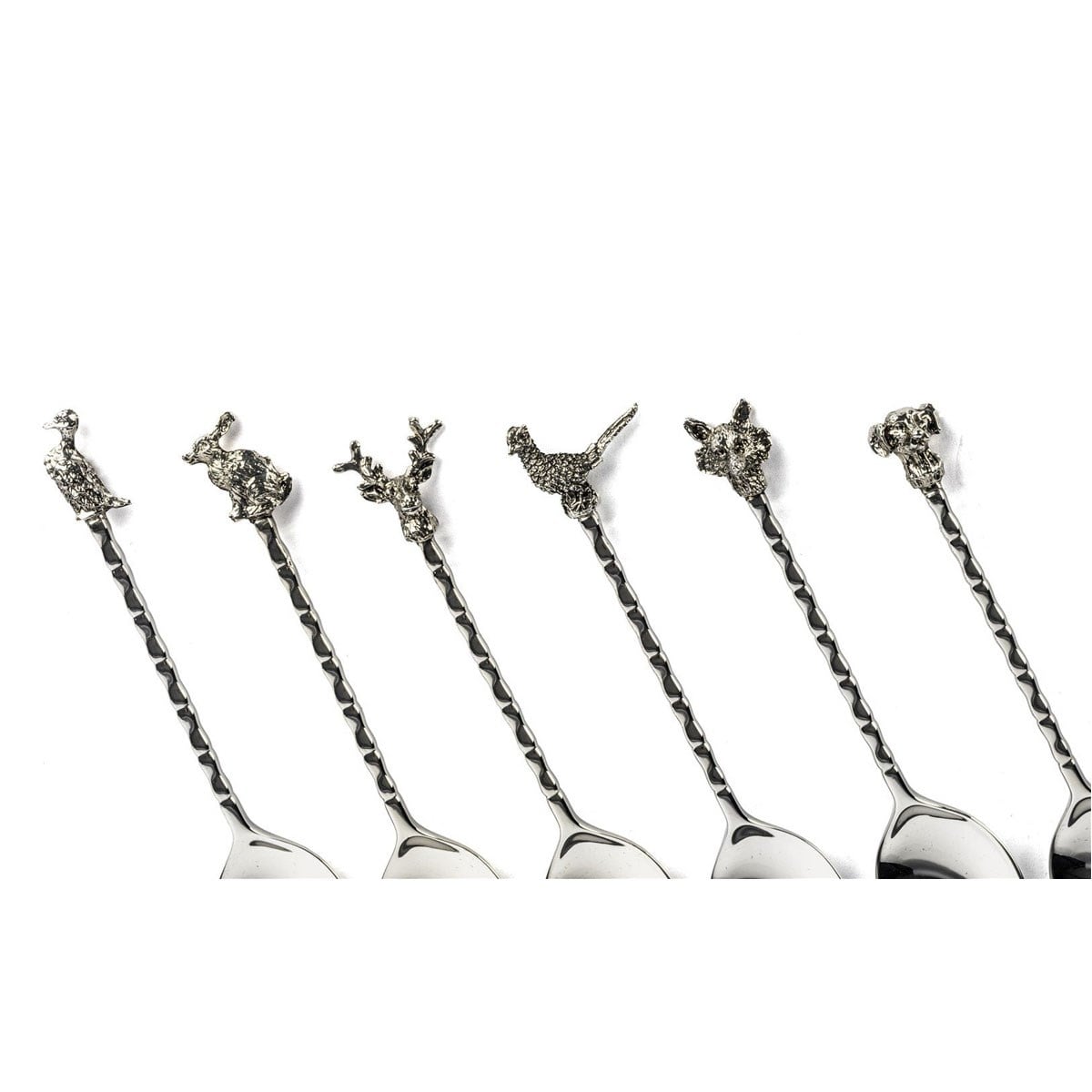 Mikasa Moor Silver Hayvan Figürlü 6lı Çay Kaşığı Seti