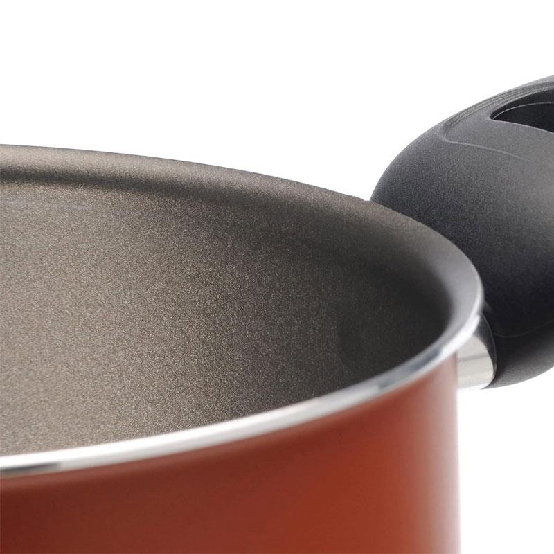 Moneta Zecchıno Kısa Tencere 24 Cm + Cam Kapak