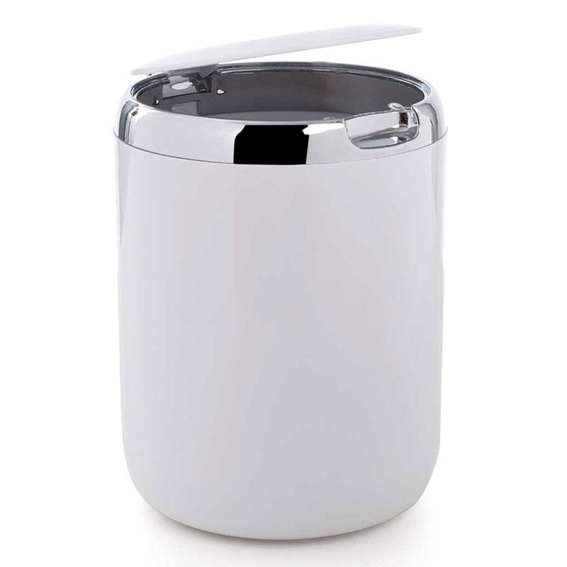 Pasifik 3 Lt. Çöp Kovası Plastik Kapaklı Beyaz