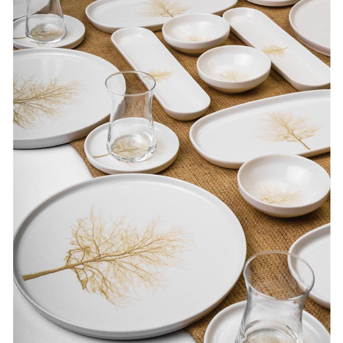 Rosemary Kahvaltı Takımı 6 Kişilik 30 Parça Lüks Porselen Set