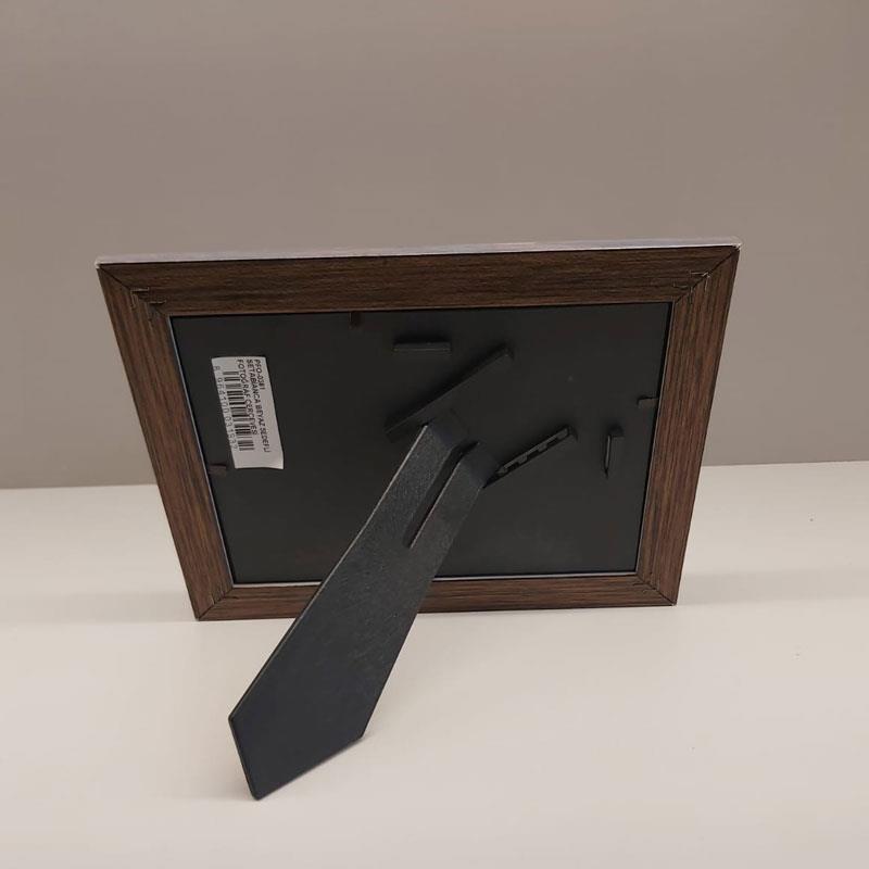 Seta Bianca 13 x 18 cm Çerçeve Gri Sedef