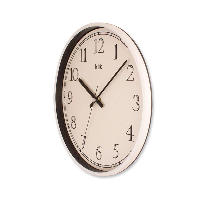 Slim Beyaz Duvar Saati | Sessiz ve Minimalist | Çamlıca Home