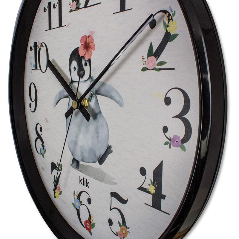 Slim Penguen Duvar Saati