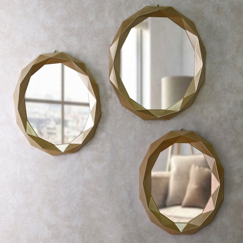 Sortie 3lü Ayna Altın