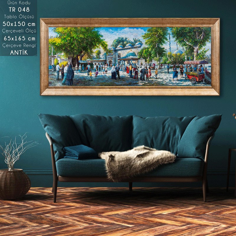 TR 048 Çerçeveli Tablo - Kare Home