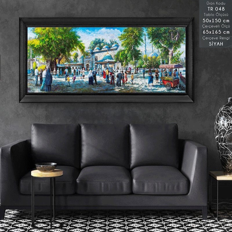 TR 048 Çerçeveli Tablo - Kare Home