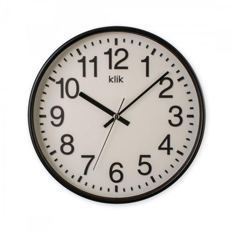 Venüs Siyah Minimalist Duvar Saati 26 cm