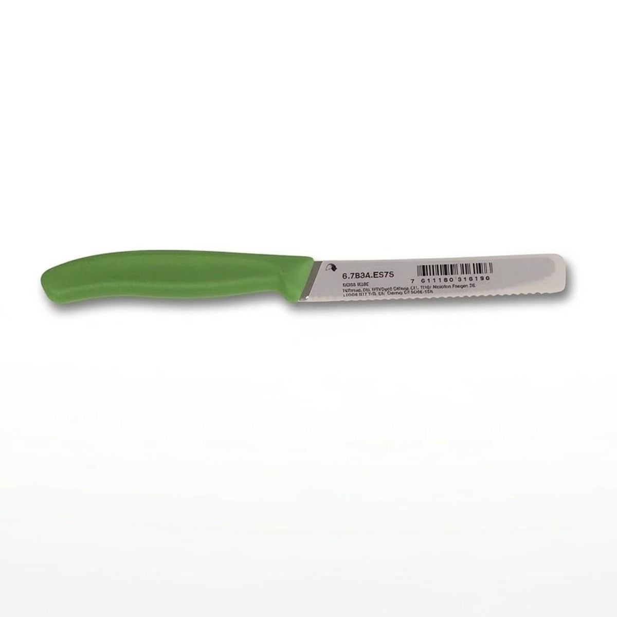 Victorinox Swiss Classic Yuvarlak Uçlu Tırtıklı Domates Bıçağı 11 cm Yeşil