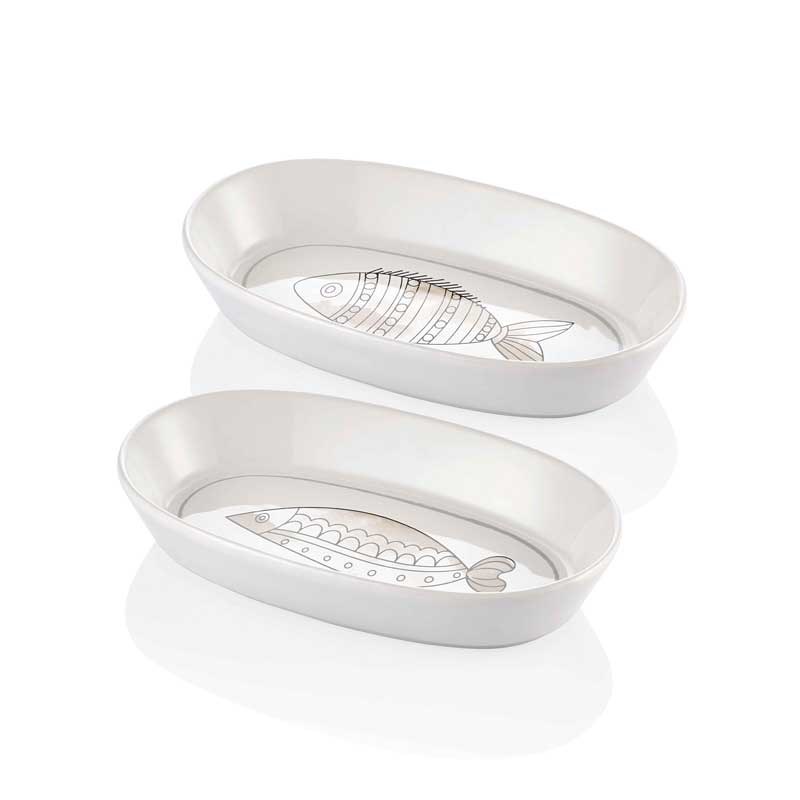 Wish Oval Servis Krem 26 cm 2li Set
