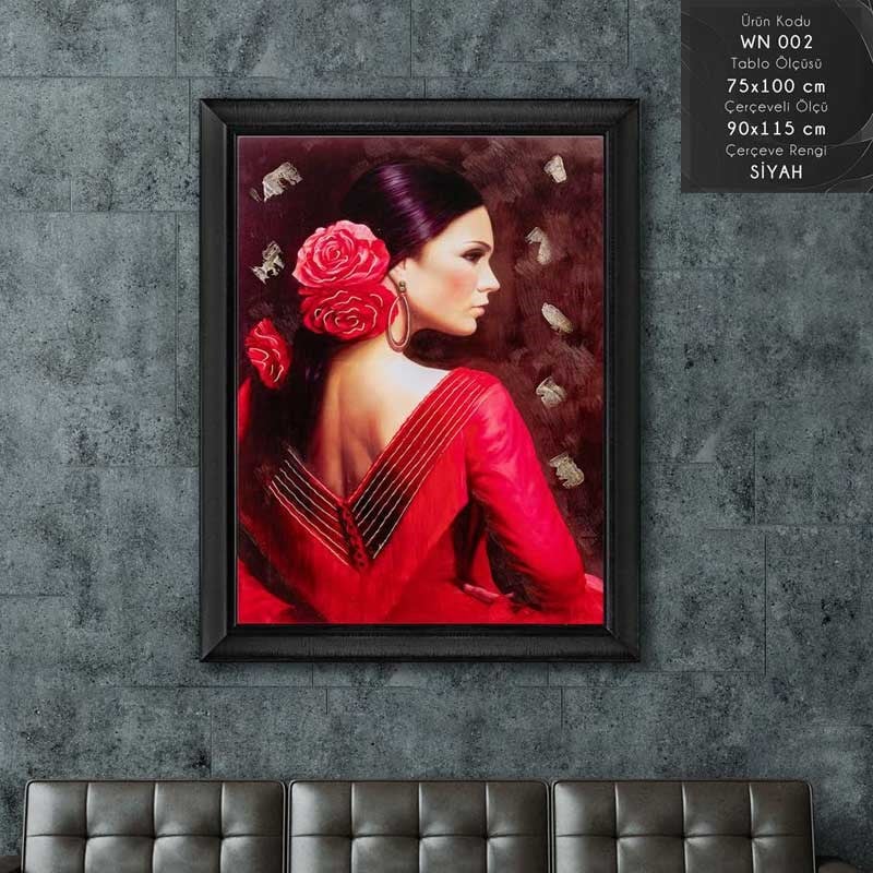 WN 002 Çerçeveli Tablo - Kare Home