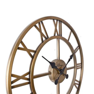 2654 G Ferforje 41 cm İskelet Duvar Saati