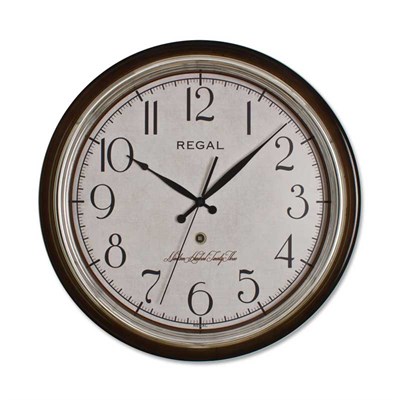 9208 A2 Ahşap Renk Klasik Duvar Saati