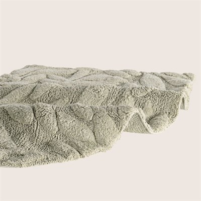Allesi %100 Pamuk Yeşil Banyo Paspası | 65x115 cm