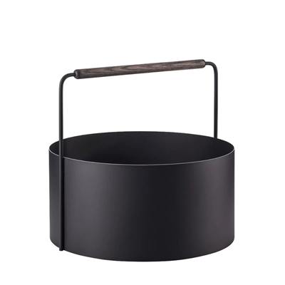 ASHI Odun Sepeti L Boy Kahverengi Ø45 cm