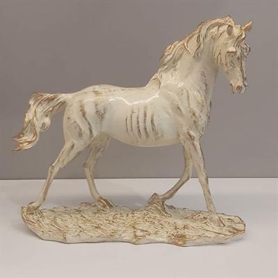 Emayra Yürüyen At Biblo Krem Altın 26 cm | Çamlıca Home