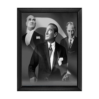 Atatürk Üç Dönem Portre Tablosu